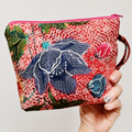 Handcrafted Floral Batik Pouch
